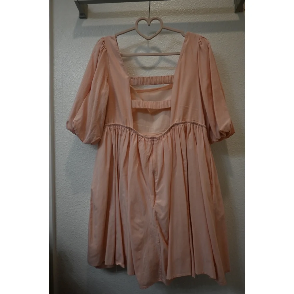 Women's Pink Blush Maternity Dress Size M Pink - Picture 4 of 6